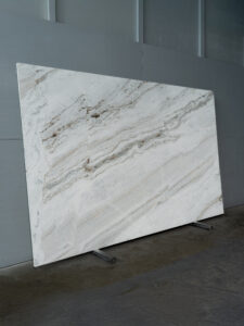 Gloria White 2cm Polished Quartzite Blk#1157(3)